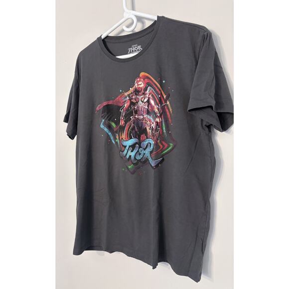 Marvel Thor Love And Thunder Short Sleeve Crew Neck Tee T Shirt Size XXL Gray - Picture 6 of 6